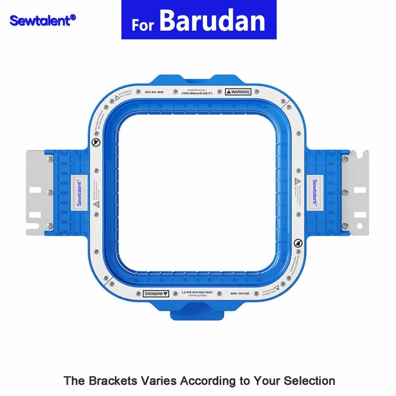 Magnetic Hoops 6.5″x6.5″ | 165x165mm for Barudan Embroidery Machines