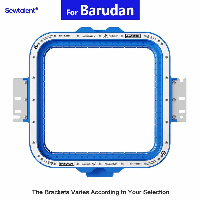 Magnetic Hoops 8.5″x9″ | 215x230mm for Barudan Embroidery Machines