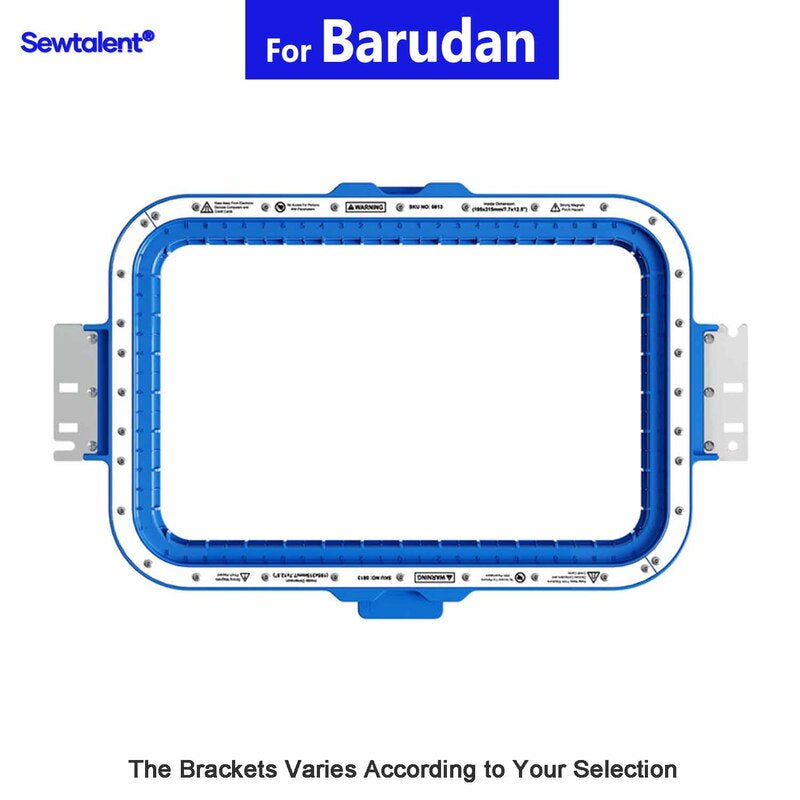 Magnetic Hoops 7.7″x12.5″ | 195x315mm for Barudan Embroidery Machines