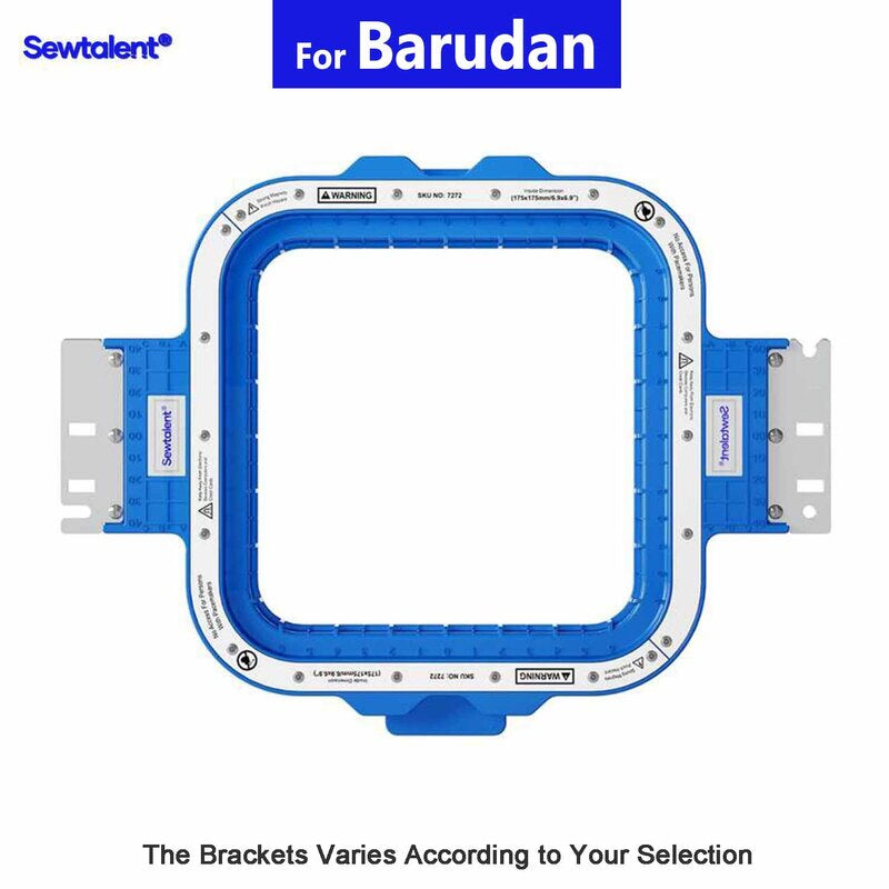 Magnetic Hoops 6.9″x6.9″ | 175x175mm for Barudan Embroidery Machines