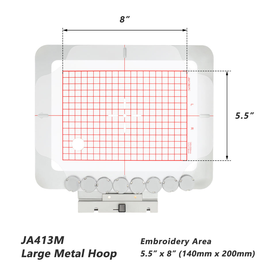 Magnetic Embroidery Hoop for Elna Expressive 830 830L Embroidery Machine