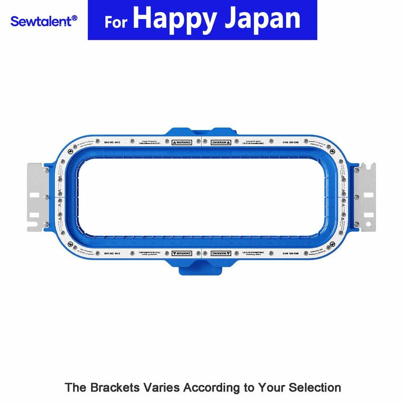 Magnetic Hoop 3.9"x12.8" | 100x320mm  for Happy Japan Embroidery Machines
