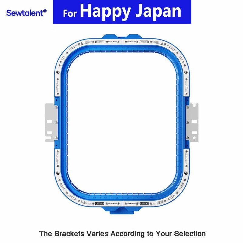 Magnetic Hoops 12.9″x10″ | 330x255mm for Happy Japan Embroidery Machines