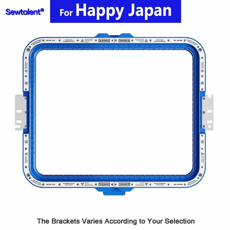 Magnetic Hoop 12.4"x15.6" | 315x395mm for Happy Japan Embroidery Machines