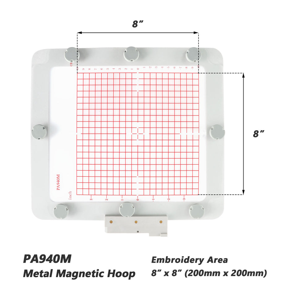 Magnetic Hoop for Husqvarna Viking Designer Diamond Deluxe Royale etc. Pfaff Creative Sensation Pro Embroidery Machine