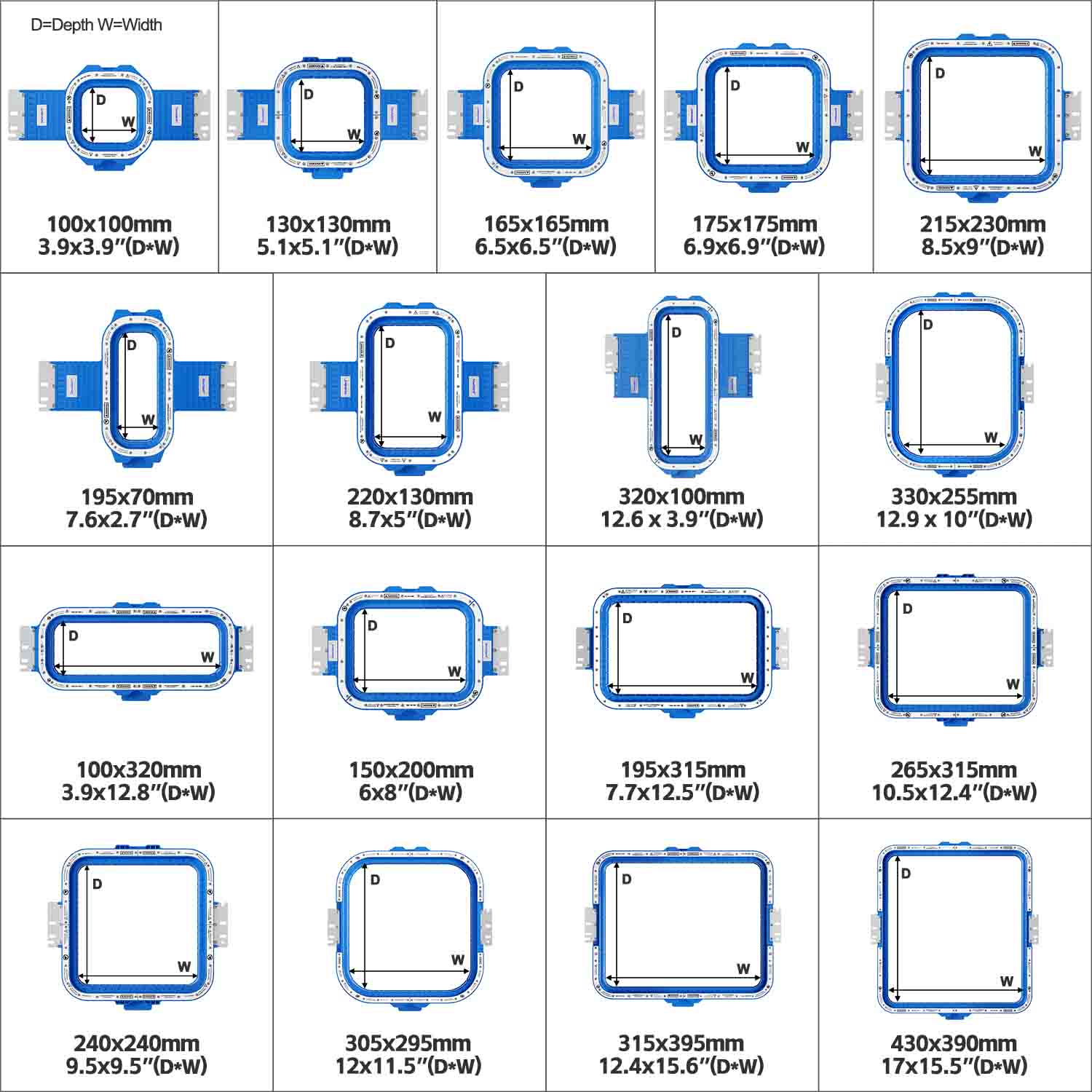 Understanding Hoop Sizes (Part 1): A Guide To Embroidery Hoop Sizes ...