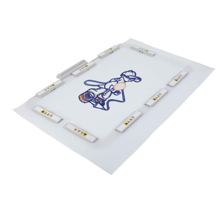 Large 9.5 x 14 inch Magnetic Embroidery Hoop (Long-bar Magnets) for Brother CX1E XE1/XE2 XJ1/XJ2 etc Embroidery Machine