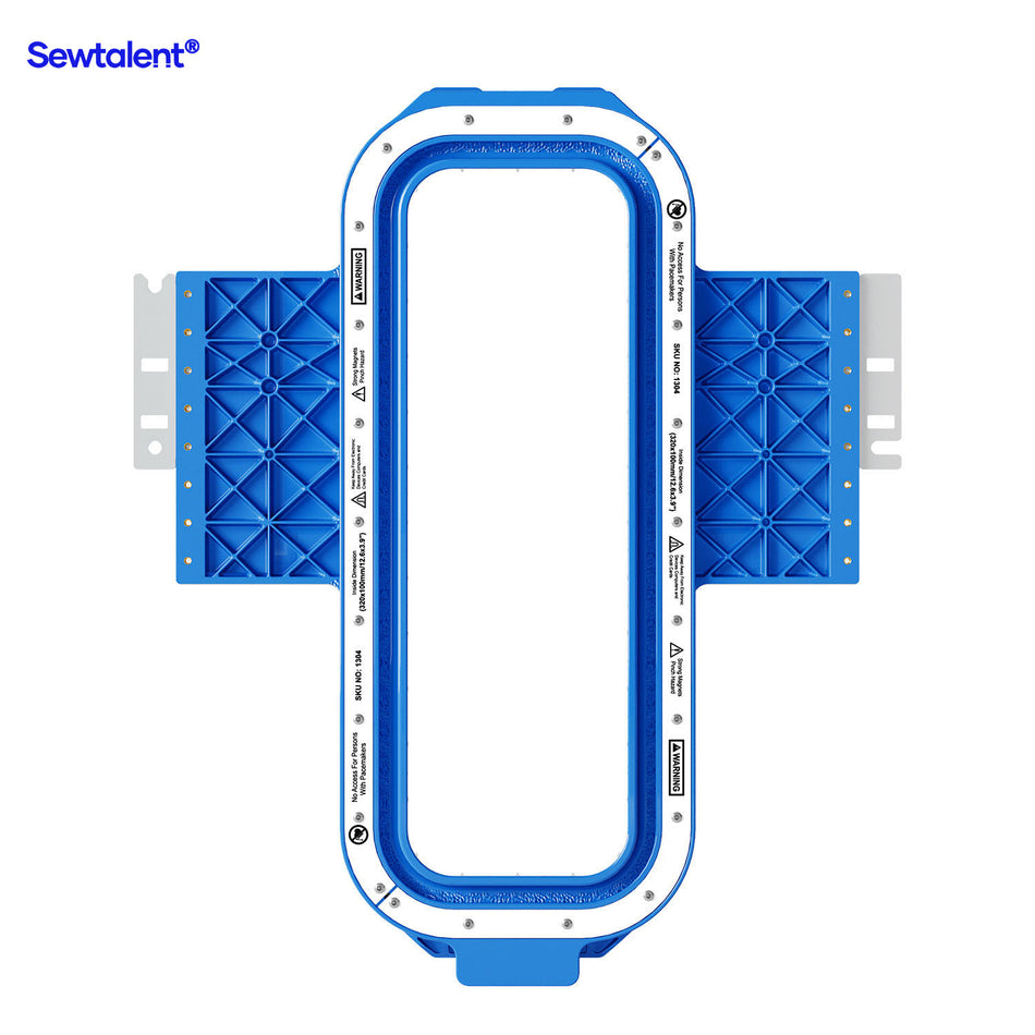 Hoop Bordir Magnetik 12.6″×3.9″ (320×100 mm) untuk Mesin Bordir Fortever